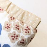 【Angela】さん / カラビナ付きミニバネ口ポーチ (北欧風花柄)