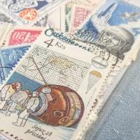 【チャルカ】世界の消印つき切手・50枚セット⑩