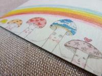 【mushroom】ポストカード(雨上がりに…)