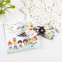 【nana】スリーピン[動物柄/ピン4cm/茶チェック]